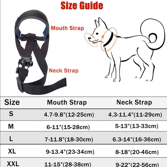 Dog Muzzle NWT, 2 XXLG - Picture 2 of 9